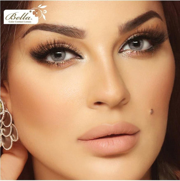 Bella Elite Cosmetic contact lenses- Mint Gray