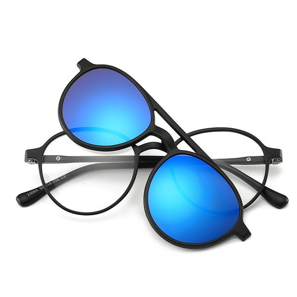 (5 in 1) 2309 ريبان Sunglasses Polarized clip on tr 2309 Cocyta