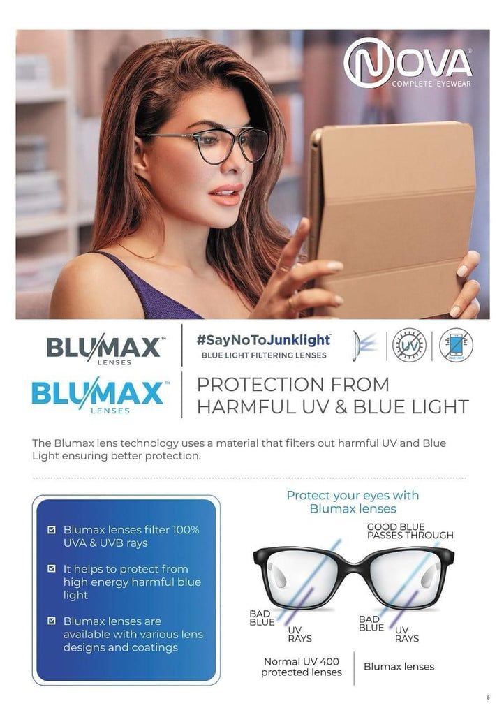 لماذا تقوم بتغيير عدساتك الطبية الى عدسات Nova BluMax?