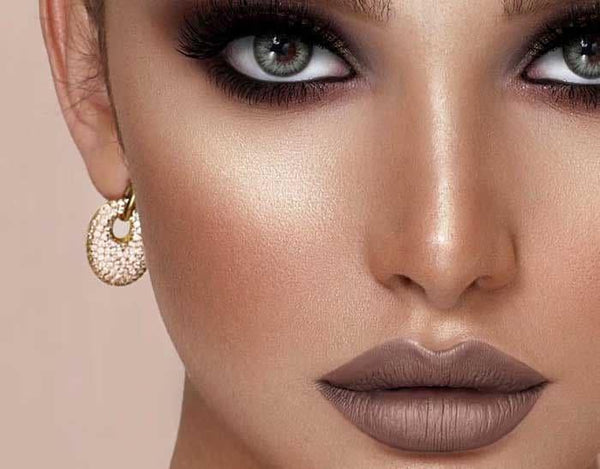 Bella Diamond Cosmetic contact lenses- Gray Green