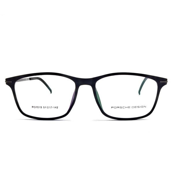 بورش ديزاين - Rectangle frame men eyeglasses PO7015#
