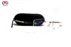  Rectangle with Metal Sides Eyeglasses 6664#