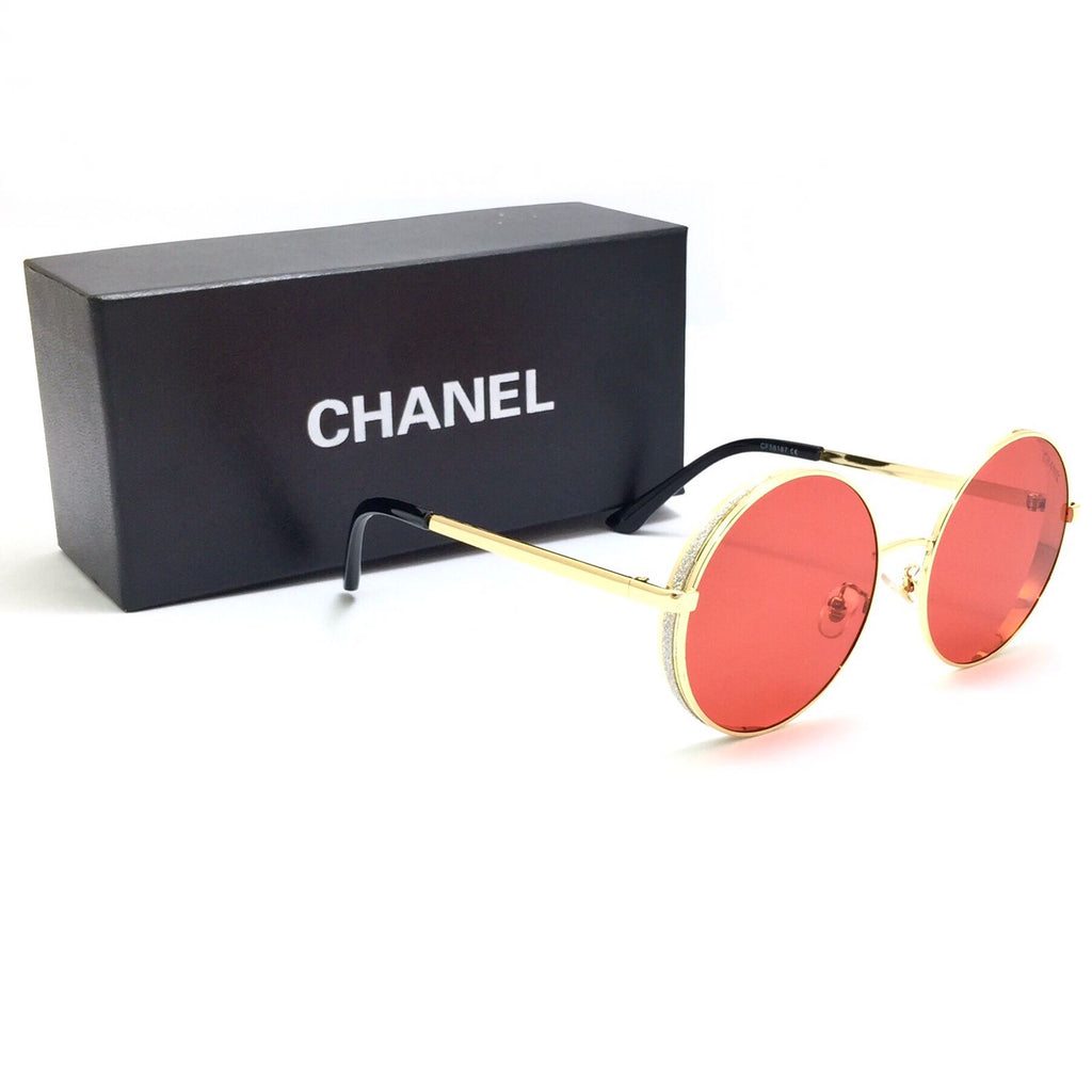 شانيل-round women sunglasses CF58187 Cocyta
