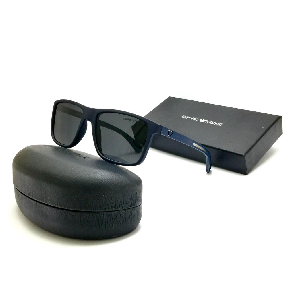امبريو ارمانى-rectangle sunglasses for men 4078 Cocyta