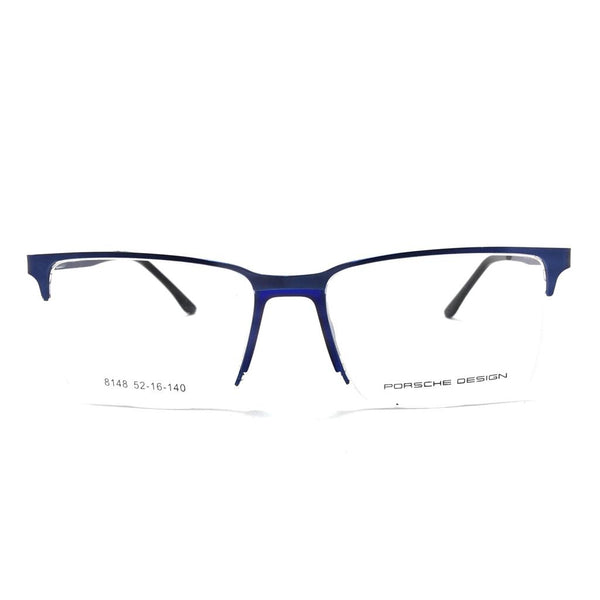 نظارة طبية نصف اطار مستطيلة الشكل من بورش ديزاين 8148