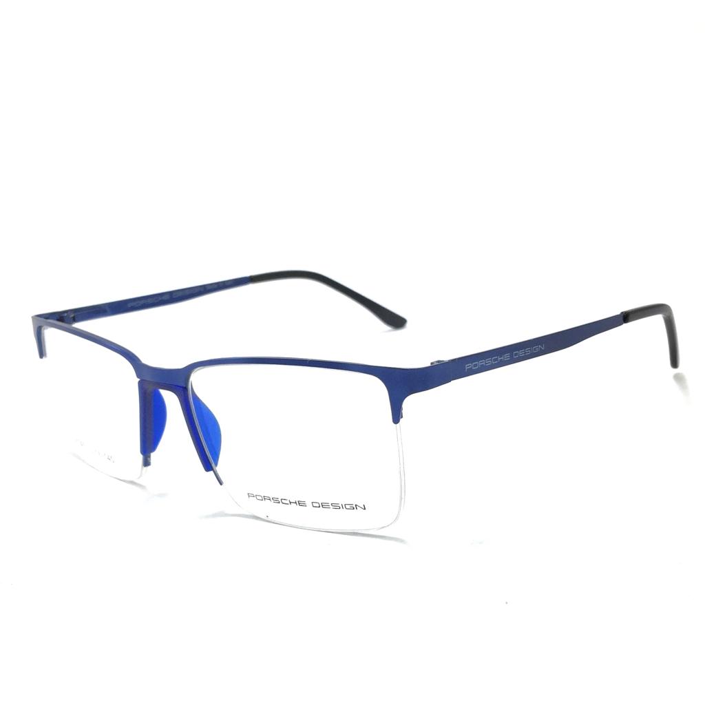 نظارة طبية نصف اطار مستطيلة الشكل من بورش ديزاين 8148