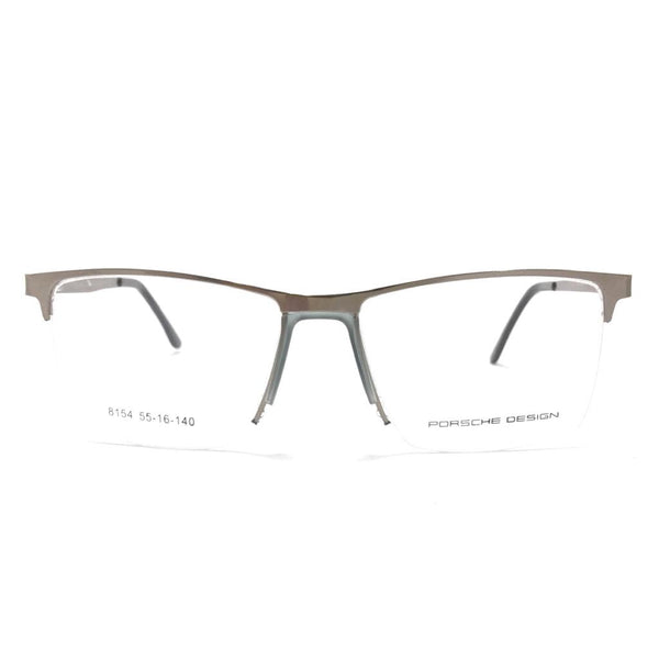 نظارة طبية نصف اطار مستطيلة الشكل من بورش ديزاين 8154