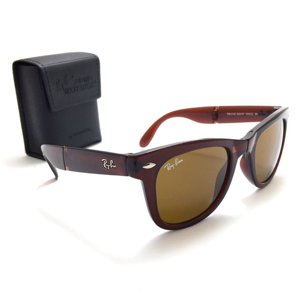 ريبان ( لون بني ) RB4105 Wayfarer Folding Sunglasses