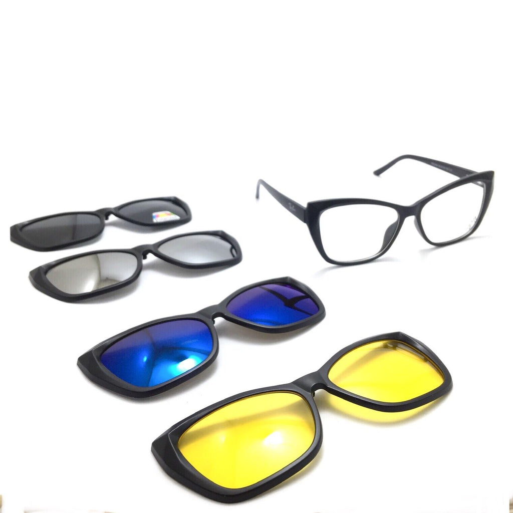 ( 5 in 1 )  ريبان Sunglasses Polarized clip on