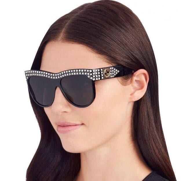  square frame sunglasses GG0147