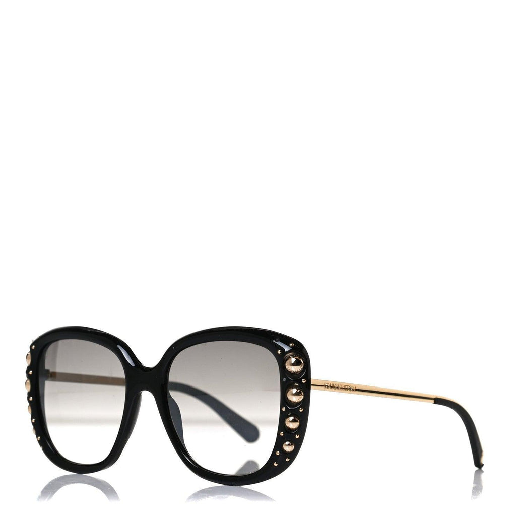 لوي فيتون Oversized Studded Sunglasses Z1126W Black