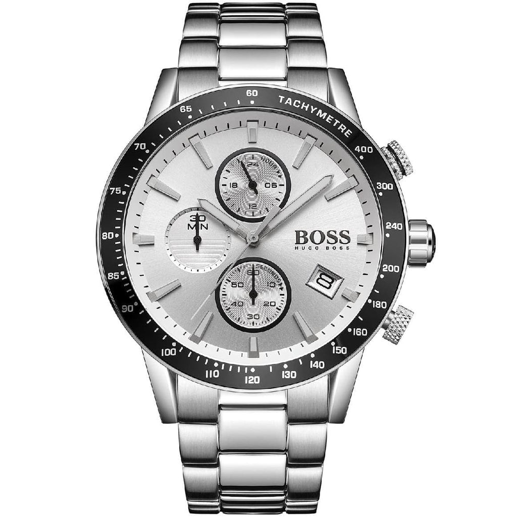 Hugo boss silver watch mens hotsell