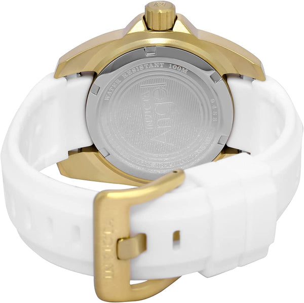 Invicta Angel Mother of Pearl Dial White Rubber Ladies Watch