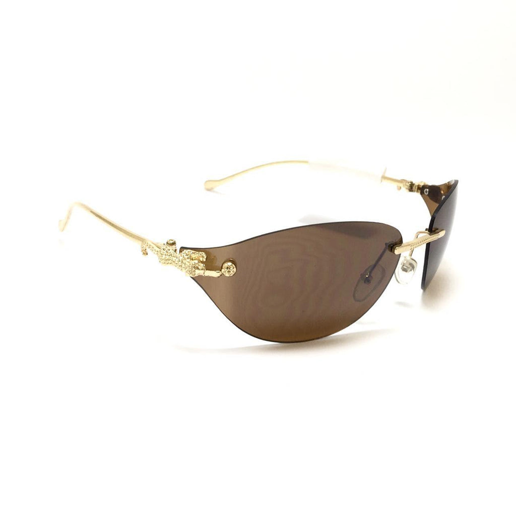 كارتيه - Brown Women Sunglasses bb223