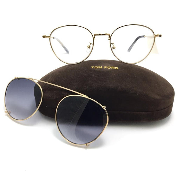 توم فورد-round unisex sunglasses tf5460 clip-on
