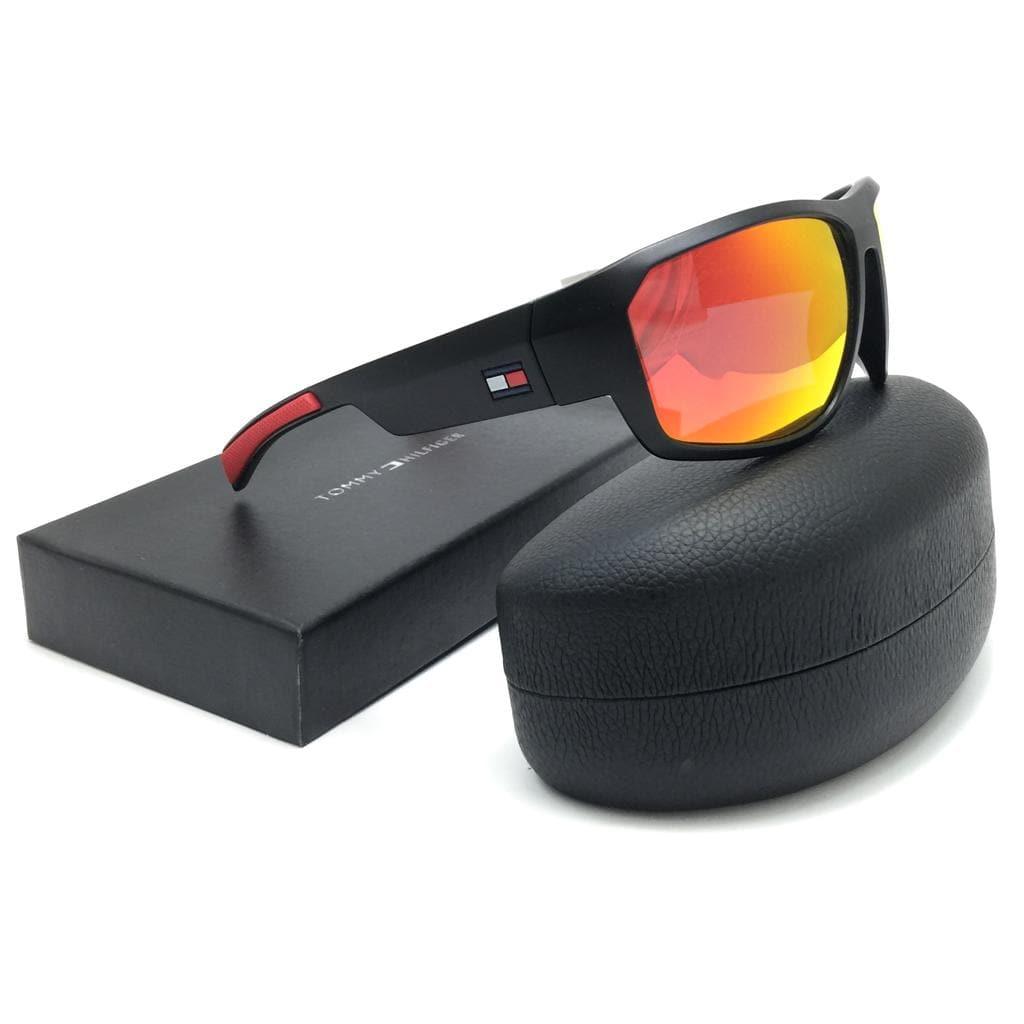 تومى هيلفر-rectangle sunglasses for men th1722\s