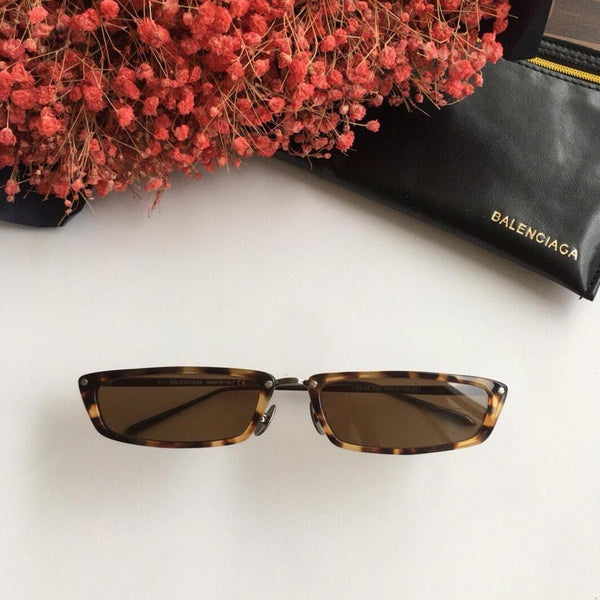 بالنسياجا-rectangle sunglasses for unisex ba168