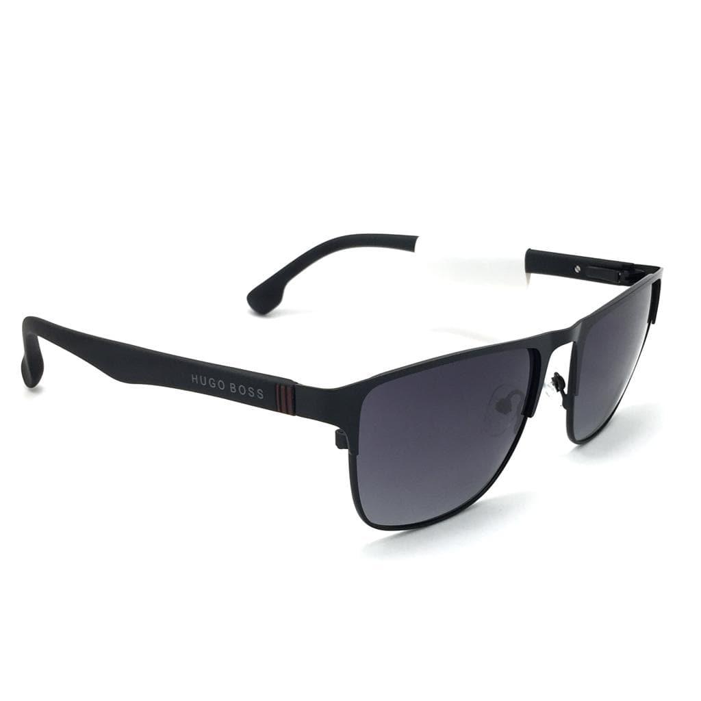 بوص -Rectangle Frame sunglasses for men h5075