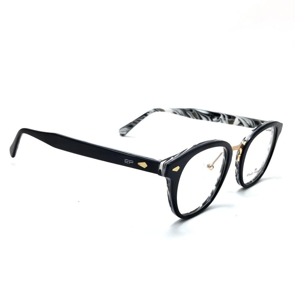 Eye player-round women eyeglasses BLK\G15