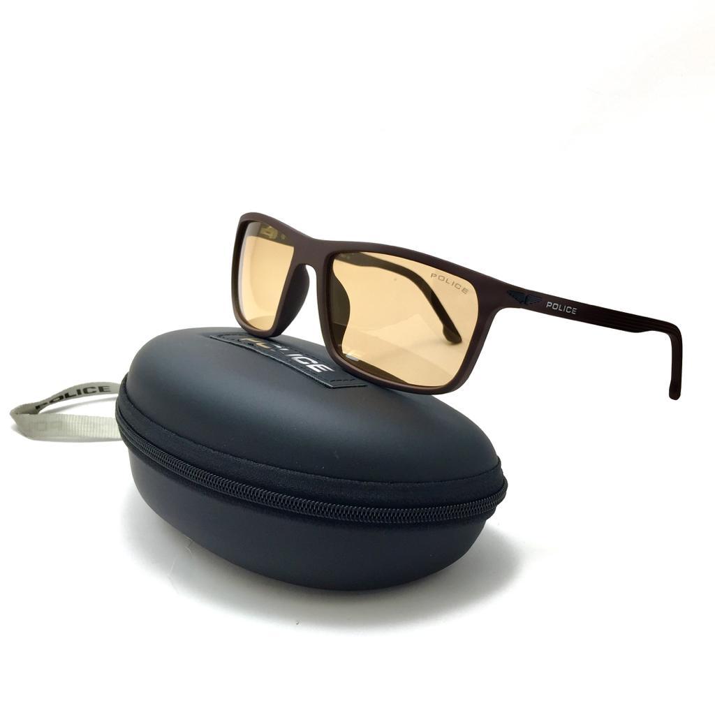 بوليس  - Rectangular FRAME  - men sunglasses SPL452# - cocyta.com 