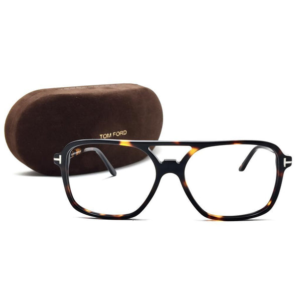 توم فورد- oval eyeglasses FT5585-B - cocyta.com 