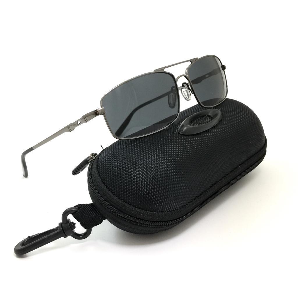 اوكلى-rectangle sunglasses for men 004117-gun - cocyta.com 