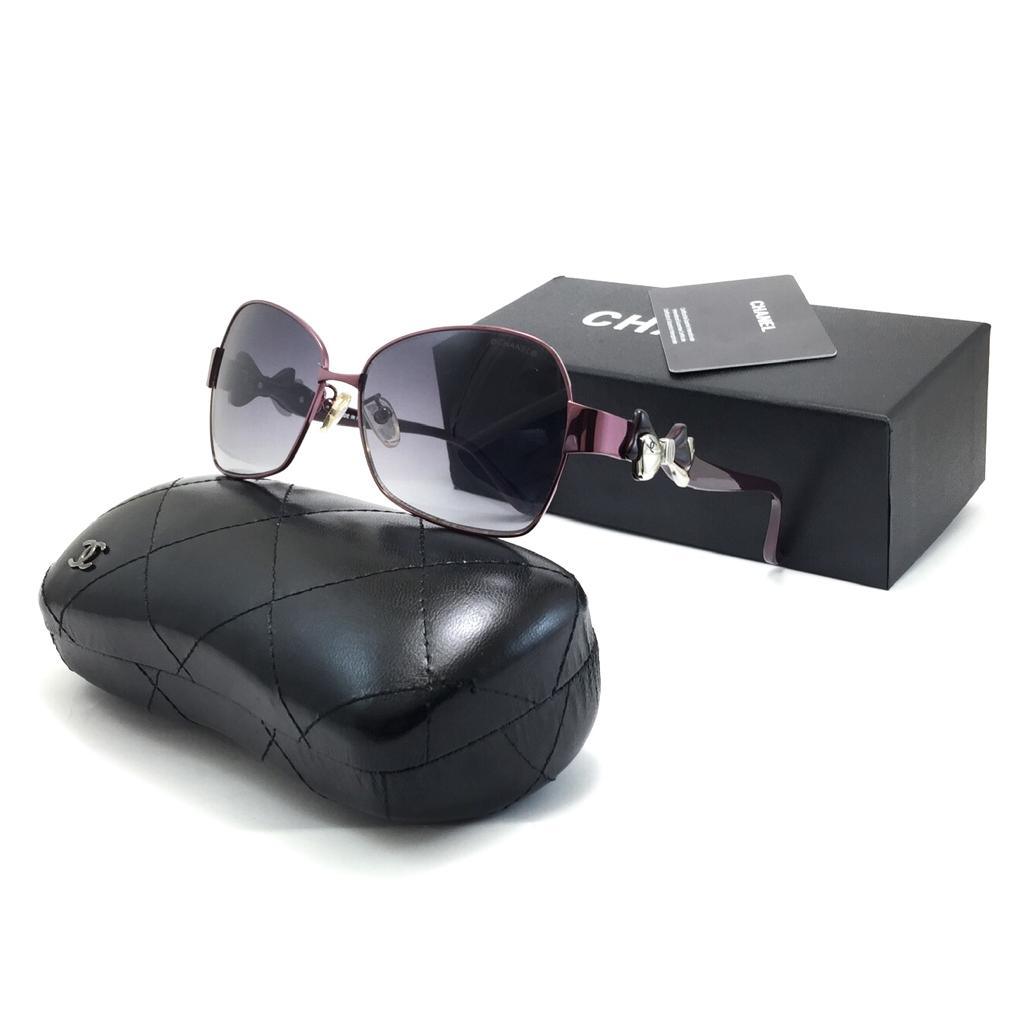 شانيل - oval women sunglasses 5245-Q - cocyta.com 