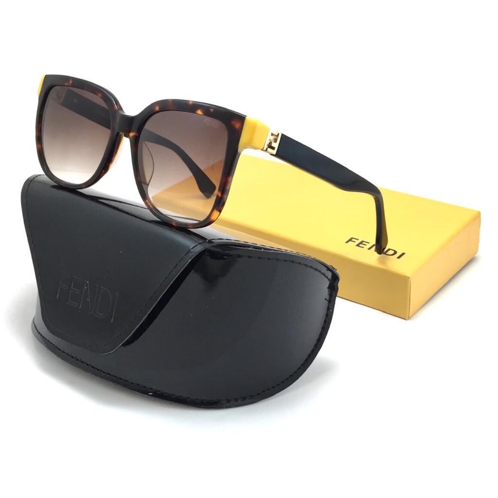 فيندى - rectangle Women Sunglasses FF 0128/S - cocyta.com 