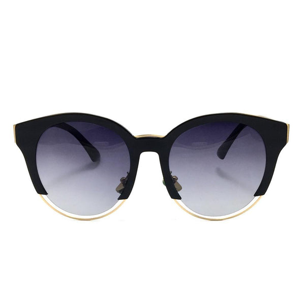 round sunglasses for women  , METALIC - cocyta.com 