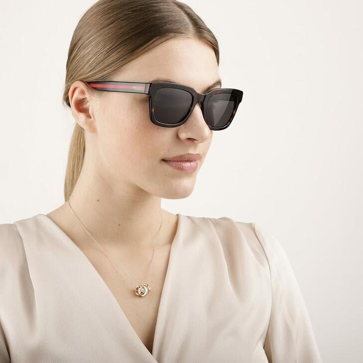 جوتشى-square women sunglasses gg0001s