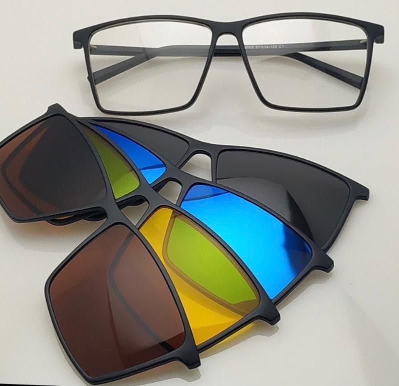 Color Sunglasses 5in1 - TR90K Polarized CLIP ON