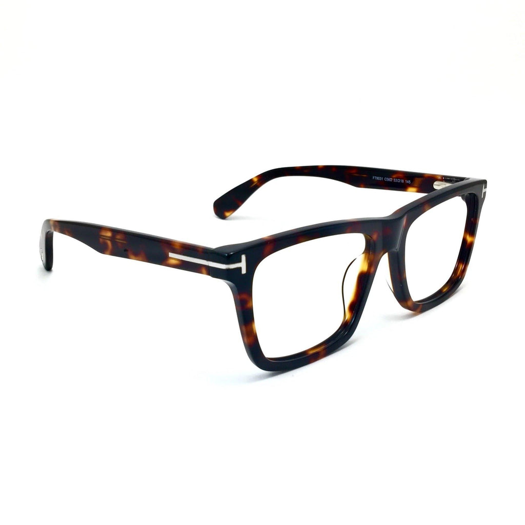 توم فورد rectangle Optical Glasses - tiger - FT 8031